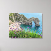 Dorset Durdle Door vue impression de toile (Recto)