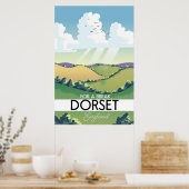 Dorset Engeland reisposter Poster (Keuken)