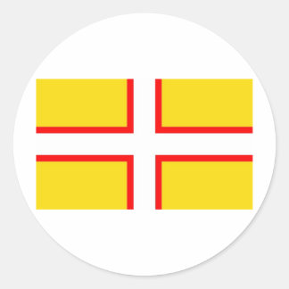 Dorset Flag Ronde Sticker