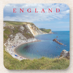 Dorset Man O'War vue plage dessous de verre
