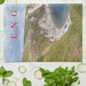 Dorset Man O'War vue plage serviette de thé (Plié)