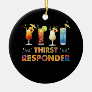 Dorst Response Responder Funny Bartender Mixologi Keramisch Ornament