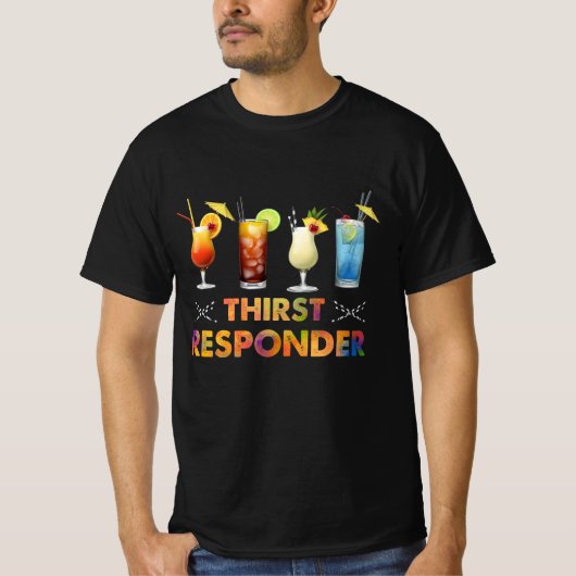 Dorst Response Responder Funny Bartender Mixologi T-shirt (Voorkant)