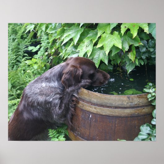 Dorstig na het werk poster (Voorkant)