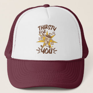 Dorstig naar jou Grappige Romantische Retro Grap Trucker Pet