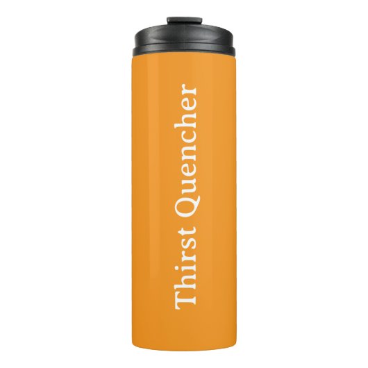 Dorstlest Orange Thermosbeker (Voorkant)