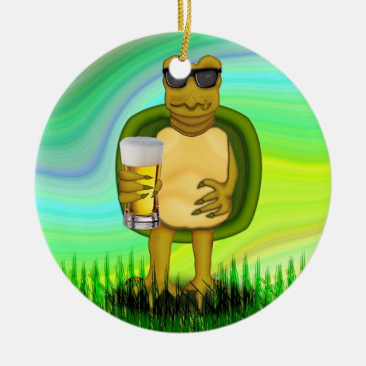 Dorsty Turtle Keramisch Ornament (Voorkant)