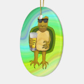 Dorsty Turtle Keramisch Ornament (Links)