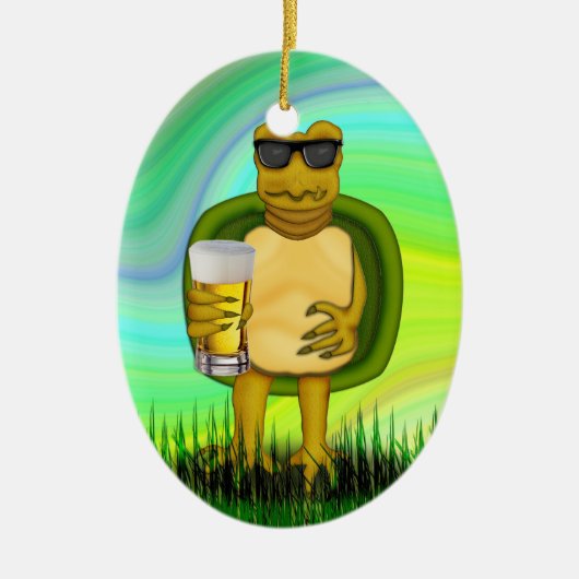 Dorsty Turtle Keramisch Ornament (Voorkant)