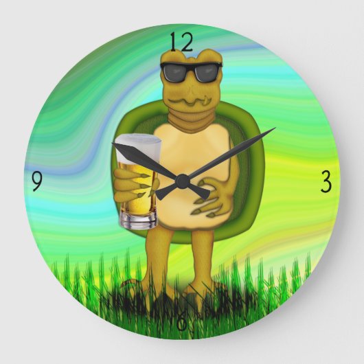Dorsty Turtle Large Clock Grote Klok (Voorkant)