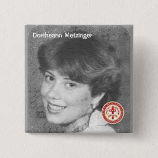 Dortheann Metzinger Vierkante Button 5,1 Cm