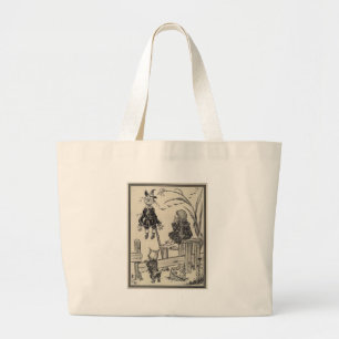 Dorthy, Scarecrow en Toto Grote Tote Bag