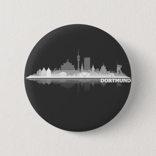 Dortmund City Skyline Button (Voorkant)