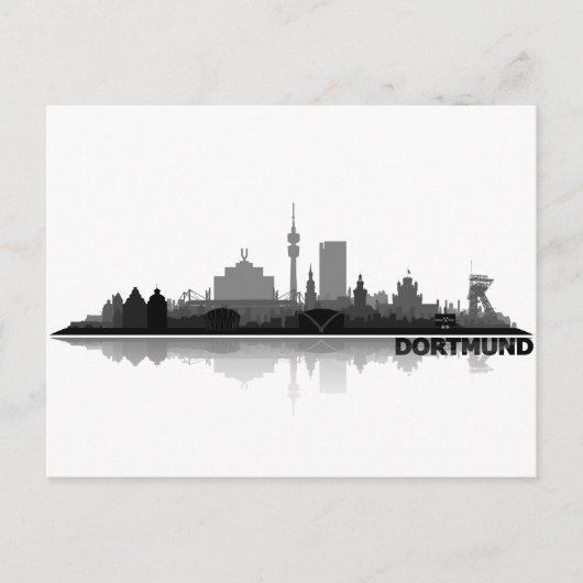 Dortmund City Skyline - carte postale (Devant)