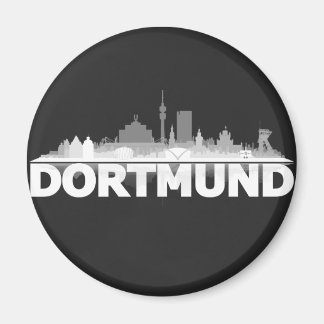 Dortmund City Skyline Kühlschrankmagnet Magneet