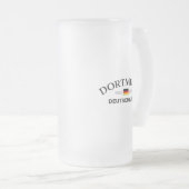 Dortmund Deutschland Coördinaten Duits Matglas Bierpul (Voorkant rechts)