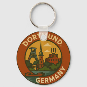 Dortmund Duits Stedelijk Embleem Sleutelhanger