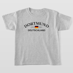Dortmund Duitsland Coördinaten Duitse Kinderen T-shirt