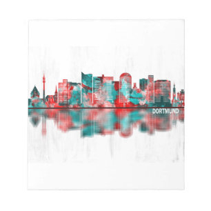 Dortmund Germany Skyline Notitieblok