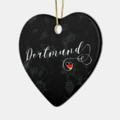 Dortmund Heart, Ornament met kerstbomen, Duitsland (Links)