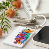 Dortmund Skyline Sleutelhanger (Voorkant Rechts)