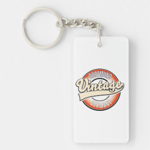 Dortmund vintage stijl logo, sleutelhanger