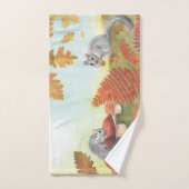 Dortoir européen de graisses (Glis glis) dans la n (Serviette à main)