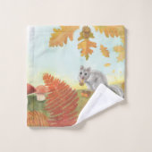 Dortoir européen de graisses (Glis glis) dans la n (Gant de toilette)