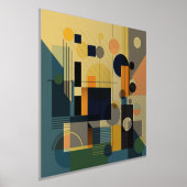 Dorure Impressions de feuilles de composition géométrique (Poser)