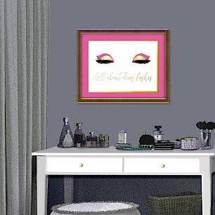 Dorure Tout sur les impressions de fond Dem Lashes