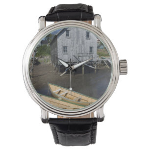 Dory bouwer,Lunenburg, Nova Scotia, Canada Horloge