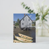 Dory builder, Lunenburg, Nova Scotia, Canada Briefkaart (Staand voorkant)