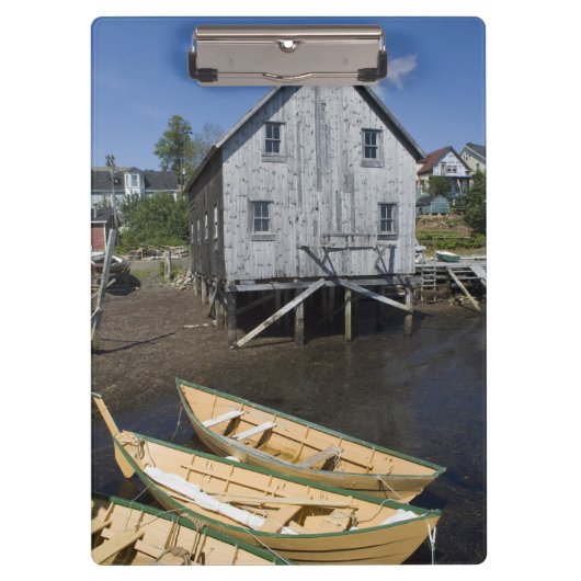 Dory builder, Lunenburg, Nova Scotia, Canada Klembord (Voorkant)