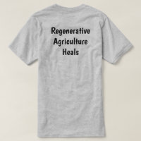 Dos de gris T-shirt adulte de Regenerative Ag