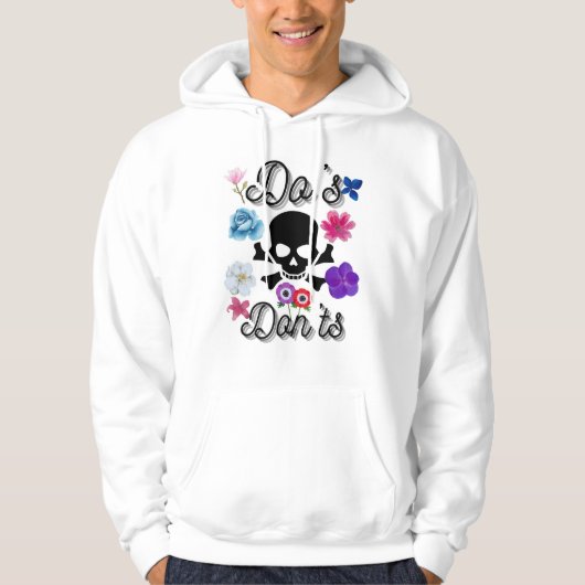 Do's en Don'ts Hoodie (Voorkant)