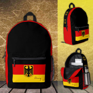 Dos Imprimé Allemagne, sac à dos, drapeau allemand / Deutschla