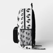 Dos Imprimé Basket noir Conception Impression Couper Sew sac à (Droite)