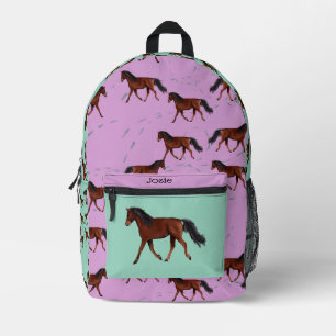 Dos Imprimé Cheval Trot Imprimer Couper Sac À Coudre