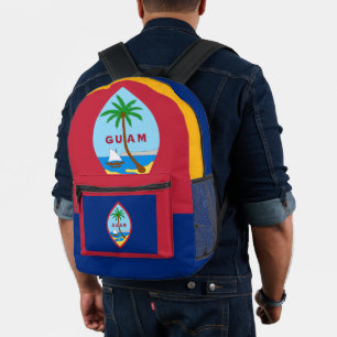 Dos Imprimé Drapeau guamanien sac à dos, USA, sac Guam,