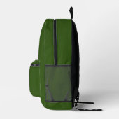 Dos Imprimé Imprimer Couper Chasseur de sac à coudre vert (Droite)