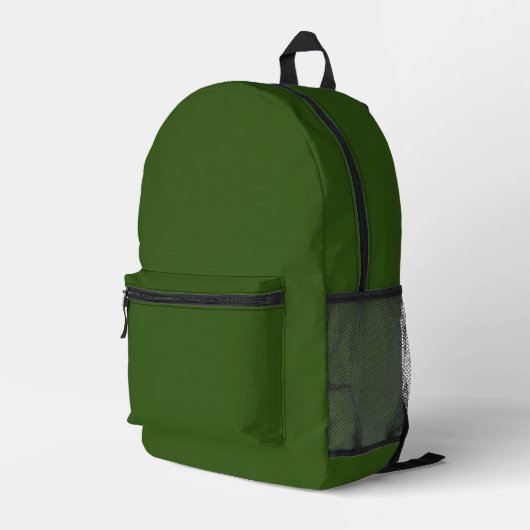 Dos Imprimé Imprimer Couper Chasseur de sac à coudre vert (Coin arrière droit)