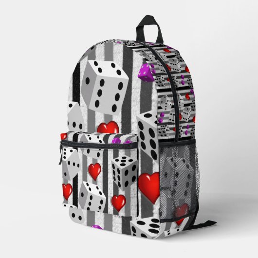 Dos Imprimé Imprimer Couper le dés du sac à coudre (Coin arrière droit)