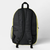 Dos Imprimé Imprimer Couper le sac à coudre Bébé Jaune (Verso)