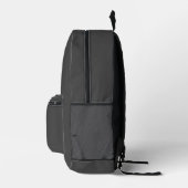 Dos Imprimé Imprimer Couper Le Sac À Coudre gris foncé (Droite)