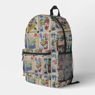 Dos Imprimé Imprimer Couper Le Sac À Coudre Mahjong