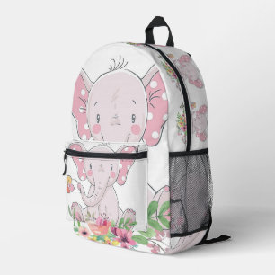 Dos Imprimé Imprimer Couper Sac À Coudre Pink Elephant Floral