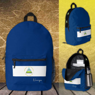 Dos Imprimé Nicaragua, sac à dos, drapeau nicaraguayen / patri