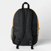 Dos Imprimé Patchwork de chat confortable Retour à l'école sac (Verso)