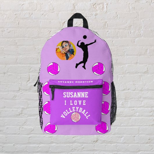 Dos Imprimé Print Cut Sac à coudre, PACKBACK ROSE FUCHSIA