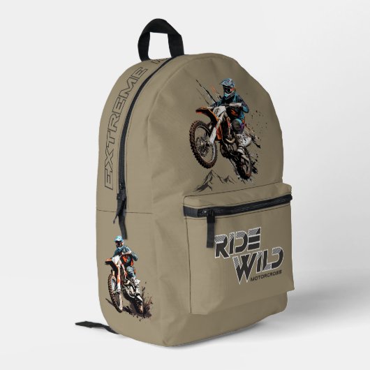 Dos Imprimé Ride Wind | Sac à coudre et imprimer (Coin arrière gauche)
